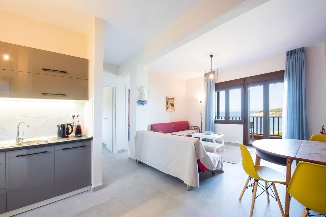 #Flh - Nereus & Oceanus Beachfront Apartments, Lagonisi Beach Ormos Panagias Extérieur photo